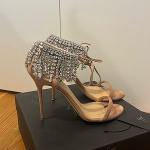 Giuseppe Zanotti Swarovski Ankle Heels